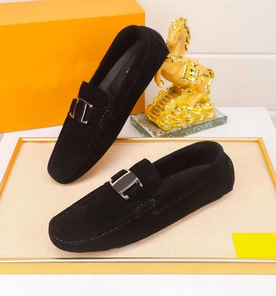 luxury new louise mens driving loafers suede genuine leather gommino walk wedding business dress shoes size 38-45, Black
luxury new louise mens driving loafers suede genuine leather gommino walk wedding business dress shoes size 38-45, Black