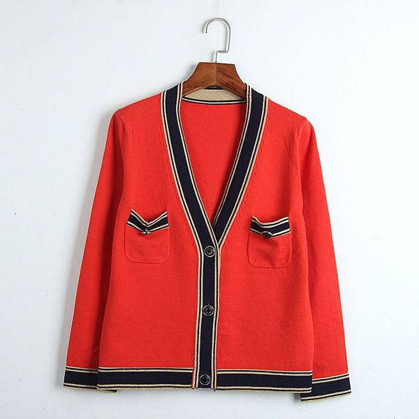 2019 new women winter and autumn v-neck cardigan simple fashion short coat double pocket long sleeve sweaters, White
2019 new women winter and autumn v-neck cardigan simple fashion short coat double pocket long sleeve sweaters, White