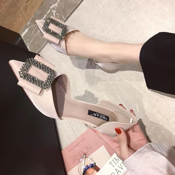 spring shallow mouth pointed korean rhinestone fashion high heel women's shoes stiletto suede high heel sandals women, Black
spring shallow mouth pointed korean rhinestone fashion high heel women's shoes stiletto suede high heel sandals women, Black