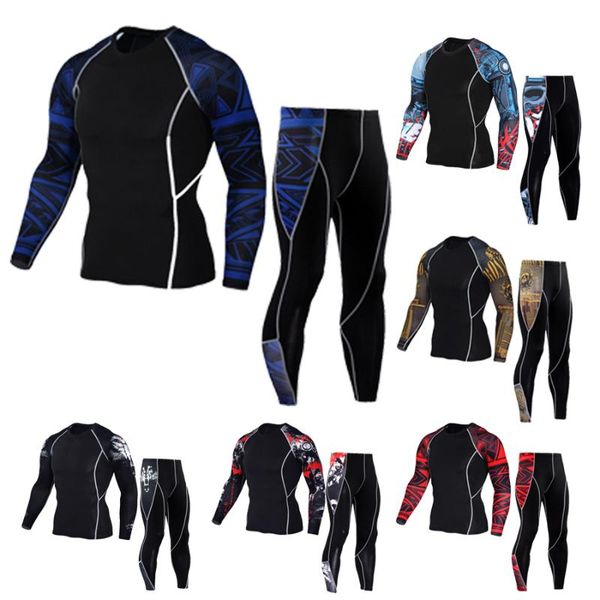 men's sport running compression t-shirt set skin-tight pants long sleeves fitness rashguard gym training clothes yoga suits, Black;blue
men's sport running compression t-shirt set skin-tight pants long sleeves fitness rashguard gym training clothes yoga suits, Black;blue