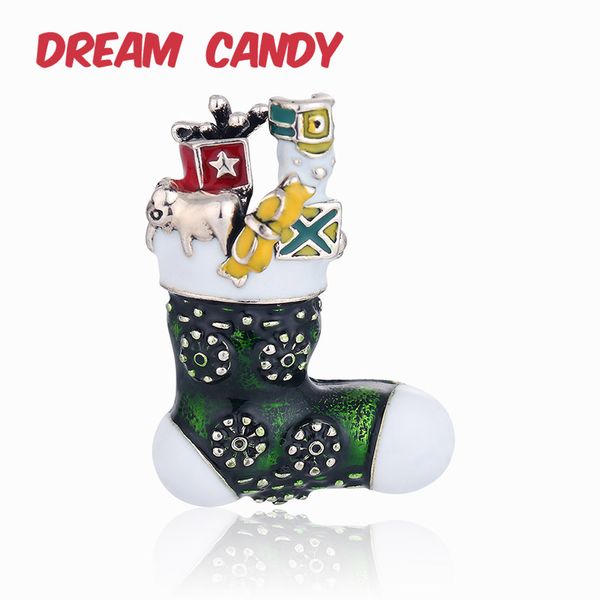dream candy creative colorful enamel christmas socks brooches for women 2 colors fashion accessories kids jewelry 2019 new style, Gray
dream candy creative colorful enamel christmas socks brooches for women 2 colors fashion accessories kids jewelry 2019 new style, Gray