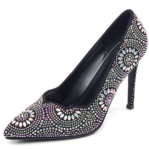 2019 new shoes woman pointed toe shallow pumps women shoes shallow thin high heels prom wedding shoes women, Black
2019 new shoes woman pointed toe shallow pumps women shoes shallow thin high heels prom wedding shoes women, Black
