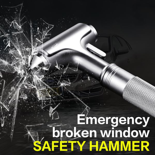sheate car emergency hammer seat belt cutter metal steel knife window break life saving escape self-rescue auto safety tool
sheate car emergency hammer seat belt cutter metal steel knife window break life saving escape self-rescue auto safety tool