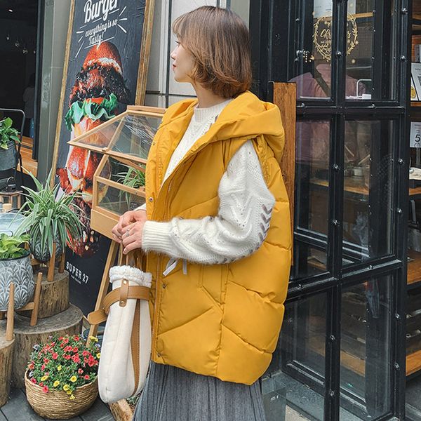 women winter waistcoat 2019 mid-long sleeveless vest parkas coat casual thicken long zipper hooded warm vest jacket, Black;white
women winter waistcoat 2019 mid-long sleeveless vest parkas coat casual thicken long zipper hooded warm vest jacket, Black;white