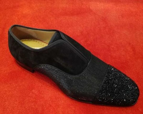 19ss alpha male p strass flat black denim leather slip on red bottom loafers shoes for gentleman dress,wedding business fashion oxford shoes
19ss alpha male p strass flat black denim leather slip on red bottom loafers shoes for gentleman dress,wedding business fashion oxford shoes
