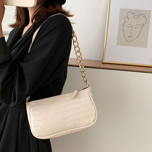 pu armpit bag for women crocodile pattern shoulder bag leisure baguette advanced design handbag stone pattern shoulder purse
pu armpit bag for women crocodile pattern shoulder bag leisure baguette advanced design handbag stone pattern shoulder purse