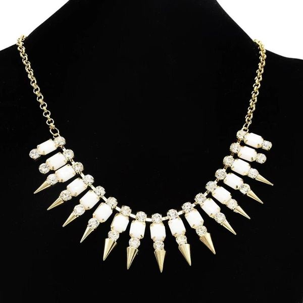 boho punk gold color rivet crystal pendant necklace fashion jewelry summer long women necklace for birthday gift new gothic, Golden;silver
boho punk gold color rivet crystal pendant necklace fashion jewelry summer long women necklace for birthday gift new gothic, Golden;silver