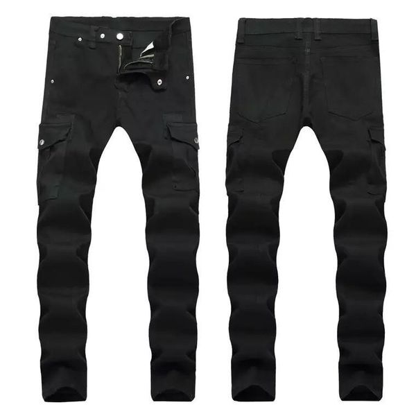 pure black new hip-hop worn color hole element designer jeans designer pants high-end jeans retro men straight jeans button pocket designer, Blue
pure black new hip-hop worn color hole element designer jeans designer pants high-end jeans retro men straight jeans button pocket designer, Blue