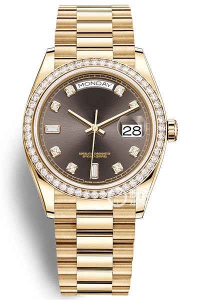 v10 2020 the weekly log model is equipped with 3255 automatic chain link movement 904l steel 36mm diameter manual diamond inset, Slivery;brown
v10 2020 the weekly log model is equipped with 3255 automatic chain link movement 904l steel 36mm diameter manual diamond inset, Slivery;brown