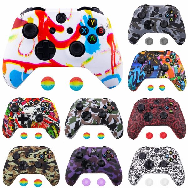 ilesy zomwater silicone printing camo transfer cover skin for xbox x one s controller protector case with joystick grips
ilesy zomwater silicone printing camo transfer cover skin for xbox x one s controller protector case with joystick grips