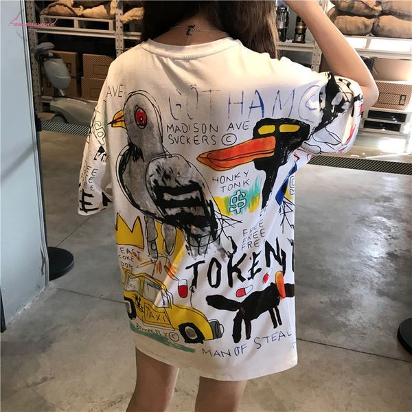 fashion vintage punk style t shirt women funny cartoon print short sleeve t shirts fashion casual loose girls summer white tees
fashion vintage punk style t shirt women funny cartoon print short sleeve t shirts fashion casual loose girls summer white tees