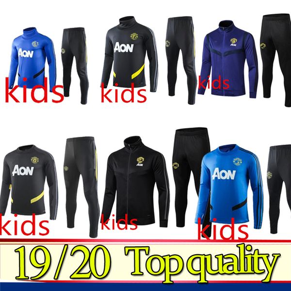 19 20 kids manchester training suit lukaku rashford football jacket sportswear blue foot jogging 2019 pogba united soccer tracksuit, Black;yellow
19 20 kids manchester training suit lukaku rashford football jacket sportswear blue foot jogging 2019 pogba united soccer tracksuit, Black;yellow