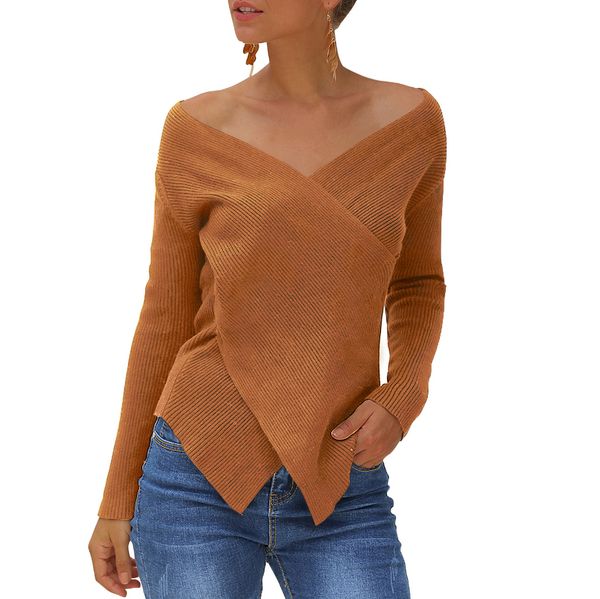 2019 basic v-neck solid autumn winter sweater pullover women female knitted sweater slim long sleeve cheap, White;black
2019 basic v-neck solid autumn winter sweater pullover women female knitted sweater slim long sleeve cheap, White;black