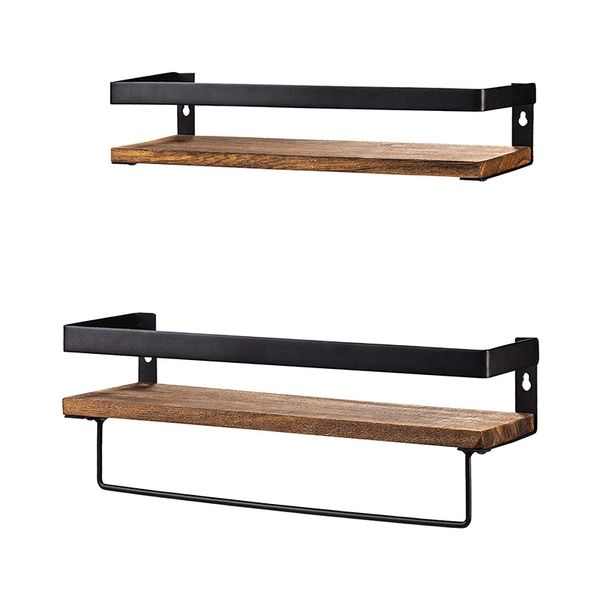towel racks bathroom storage shelf wall mounted set of 2,rustic wood floating shelves with removable bar,perfect for kitchen,
towel racks bathroom storage shelf wall mounted set of 2,rustic wood floating shelves with removable bar,perfect for kitchen,