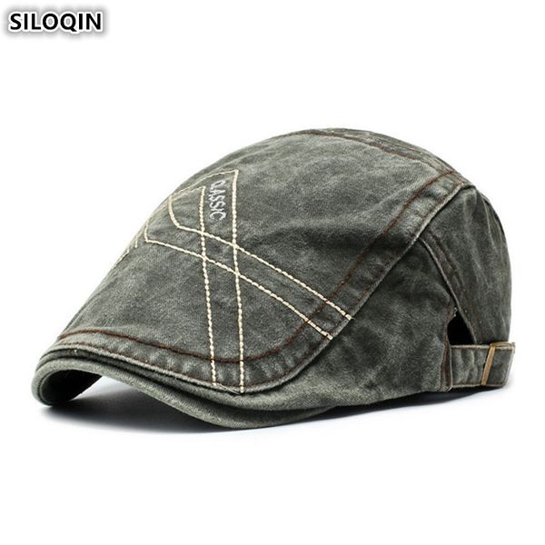 siloqin men's cowboy berets hat 2019 new fashion trend retro sun visor hats snapback cap adjustable size vintage dad's cap, Blue;gray
siloqin men's cowboy berets hat 2019 new fashion trend retro sun visor hats snapback cap adjustable size vintage dad's cap, Blue;gray