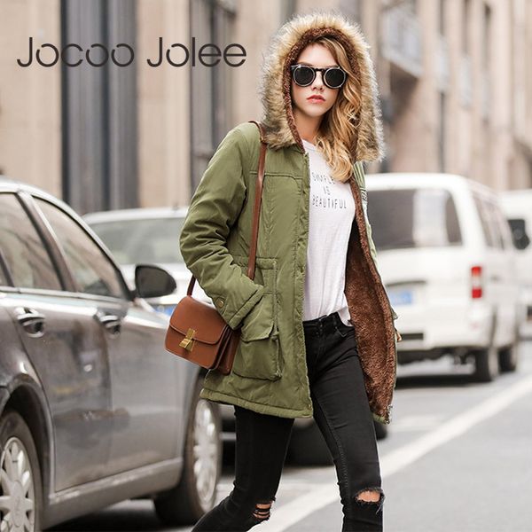 jocoo jocoo parka women casual hooded coat thick jacket 2018 winter warm coat female oversized outwear harajuku overcoat, Tan;black
jocoo jocoo parka women casual hooded coat thick jacket 2018 winter warm coat female oversized outwear harajuku overcoat, Tan;black