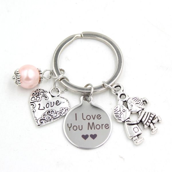 wholesale new arrival valentine lovers gifts heart love i love you more key chain key ring for men women stainless steel keyrings, Slivery;golden
wholesale new arrival valentine lovers gifts heart love i love you more key chain key ring for men women stainless steel keyrings, Slivery;golden