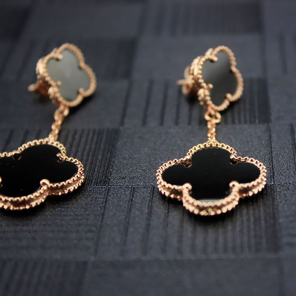 women clover tassel earring four-leaf stud woman party rose golden earrings dropshipping, Golden;silver
women clover tassel earring four-leaf stud woman party rose golden earrings dropshipping, Golden;silver