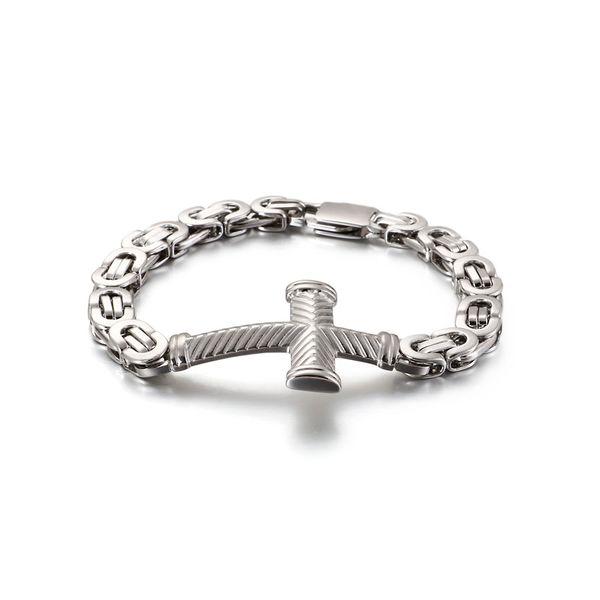 fashion personal men punk retro black gold chain stainless steel cross loop chain bracelets jewelry
fashion personal men punk retro black gold chain stainless steel cross loop chain bracelets jewelry
