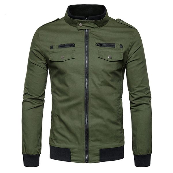 men smart casual jackets autumn jackets and coats 2018 jaqueta masculina male causal fashion slim fitted zipper hombre, Black
men smart casual jackets autumn jackets and coats 2018 jaqueta masculina male causal fashion slim fitted zipper hombre, Black