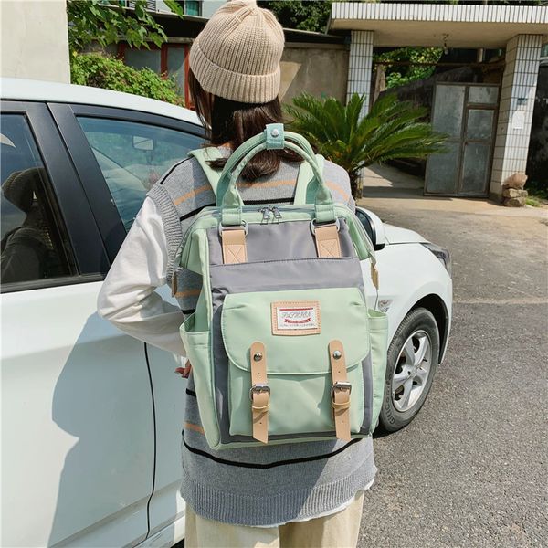 Mother Bags Multifunctional Capacity Backpack Canvas Travel Backpack Women Back Pack Fashion Teenage Girl Rucksack