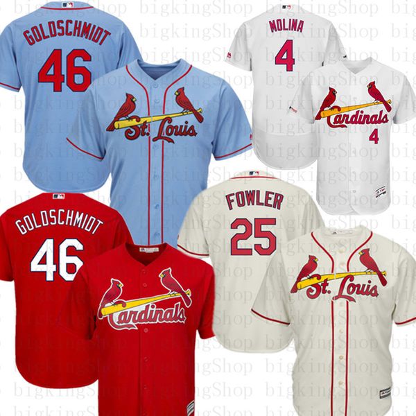 46 paul goldschmidt st. louis mens cardinal jersey 4 yadier molina 1 ozzie smith 25 dexter fowler baseball jerseys m-xxxl2020, Blue;black
46 paul goldschmidt st. louis mens cardinal jersey 4 yadier molina 1 ozzie smith 25 dexter fowler baseball jerseys m-xxxl2020, Blue;black