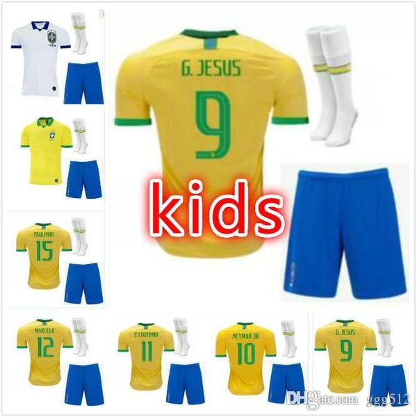 дети kit 2019 2020 бразильских джерси чемпионата мира по футболу 2019 g.jesus marcelo coutinho paulinho футбольных рубашек камиз де futebo, Black;yellow
дети kit 2019 2020 бразильских джерси чемпионата мира по футболу 2019 g.jesus marcelo coutinho paulinho футбольных рубашек камиз де futebo, Black;yellow