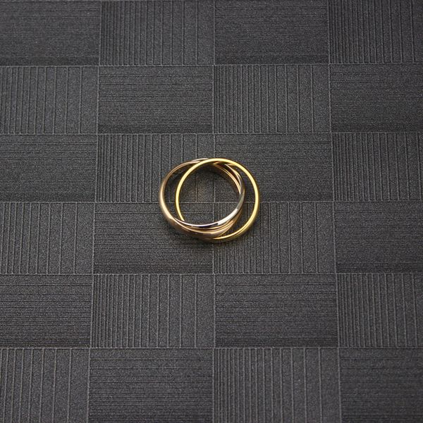 women three circle slim rings rose gold ring valentine's day fine jewelry, Slivery;golden
women three circle slim rings rose gold ring valentine's day fine jewelry, Slivery;golden