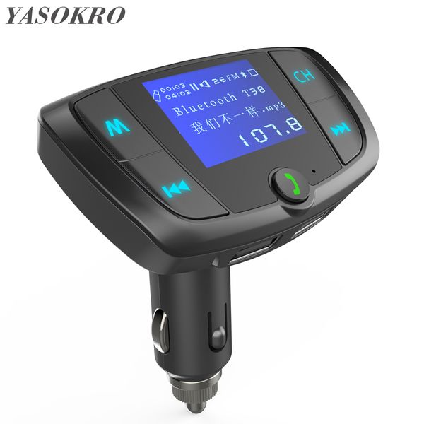 yasokro bluetooth fm transmitter wireless radio adapter fm modulator car kit with 3.4a dual usb car charger voltmeter dc 12-24v
yasokro bluetooth fm transmitter wireless radio adapter fm modulator car kit with 3.4a dual usb car charger voltmeter dc 12-24v