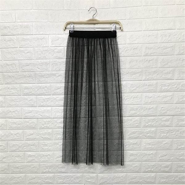 женщины длинные юбки лето корейский дамы boho sexy vintage высокой талией прозрачный тюль сетки шнурка очистить черный миди юбки женский, Black
женщины длинные юбки лето корейский дамы boho sexy vintage высокой талией прозрачный тюль сетки шнурка очистить черный миди юбки женский, Black