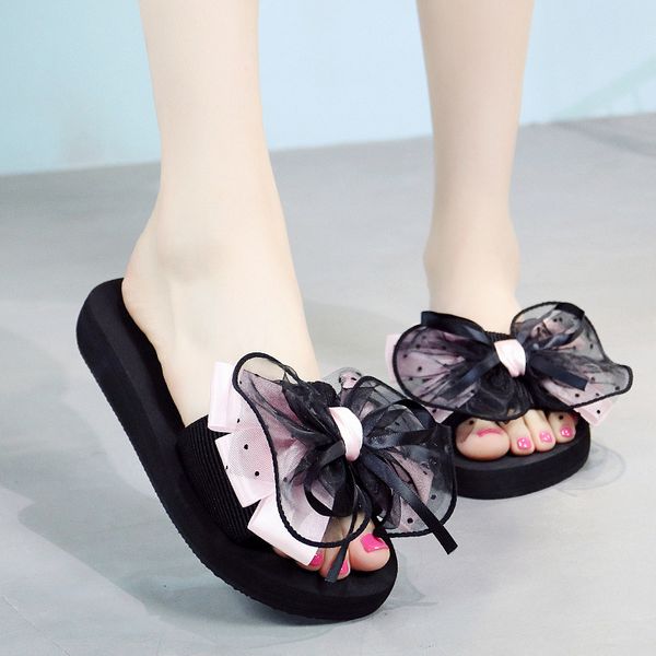 slippers woman non-slip large size female open toe summer sandals bowknot women outdoor shoes beach, Black
slippers woman non-slip large size female open toe summer sandals bowknot women outdoor shoes beach, Black