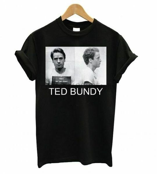 ted bundy serial killer t shirt graphic retro vintage shirt print 90s, White;black
ted bundy serial killer t shirt graphic retro vintage shirt print 90s, White;black
