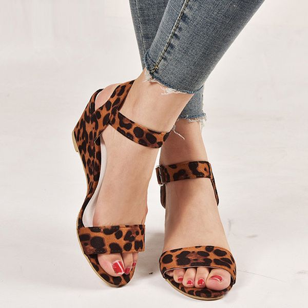 nice fashion women sandals leopard wedges sandals women summer shoes buckle platform sandalias mujer, Black
nice fashion women sandals leopard wedges sandals women summer shoes buckle platform sandalias mujer, Black