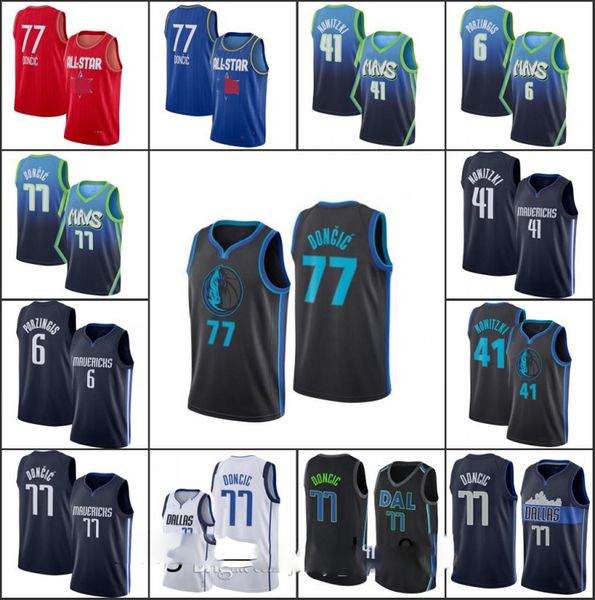 men all-star luka doncic dallas dirk nowitzki kristaps porzingis mavericks 2020 jersey, Black;red
men all-star luka doncic dallas dirk nowitzki kristaps porzingis mavericks 2020 jersey, Black;red