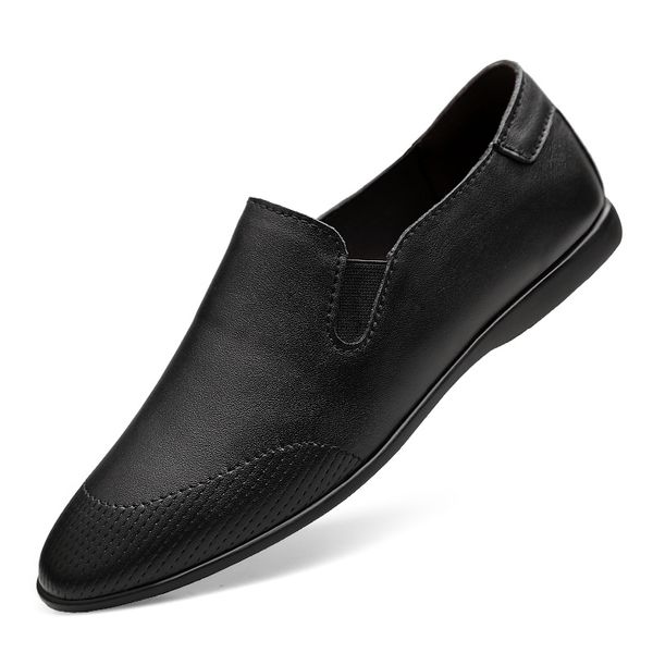 soft genuine leather men loafers new handmade casual shoes men moccasins for split leather loafers, Black
soft genuine leather men loafers new handmade casual shoes men moccasins for split leather loafers, Black