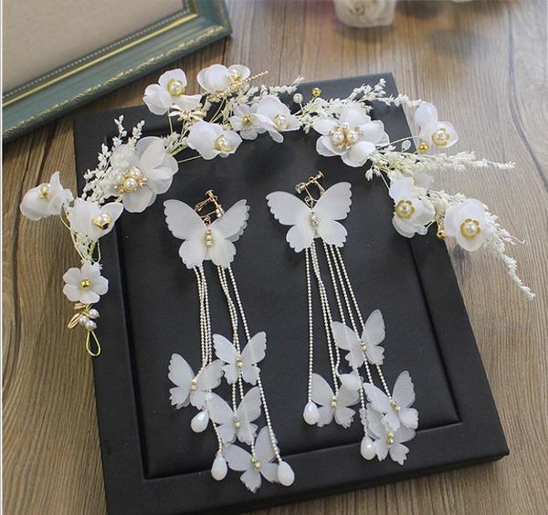 sweet bride headdress hay flower branch crepe wedding jewelry hairpin accessories, Silver
sweet bride headdress hay flower branch crepe wedding jewelry hairpin accessories, Silver