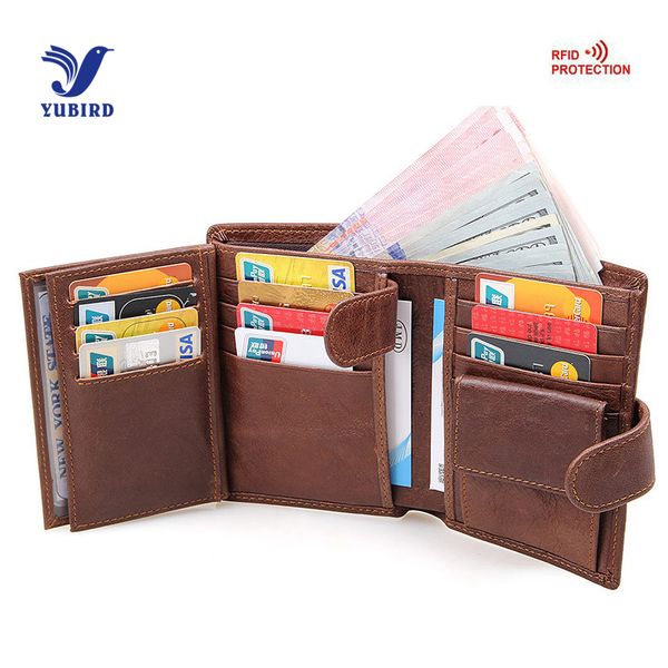 trifold brand wallet men genuine cowhide leather rfid wallet short wallet vintage purse men coin big capacity card holder brown y19052104, Red;black
trifold brand wallet men genuine cowhide leather rfid wallet short wallet vintage purse men coin big capacity card holder brown y19052104, Red;black