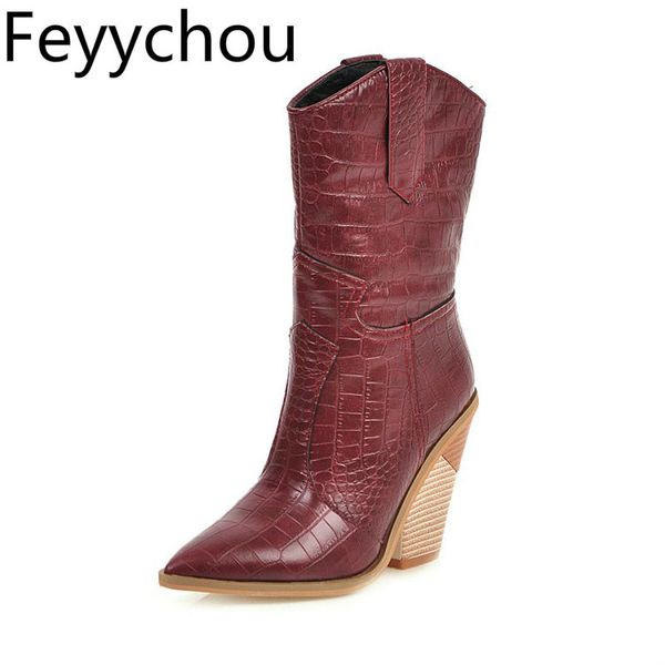 women's boots autumn winter super high heel slip on pointed toe fish-scale pattern pu mid-calf plush 2019 new fashion black
women's boots autumn winter super high heel slip on pointed toe fish-scale pattern pu mid-calf plush 2019 new fashion black