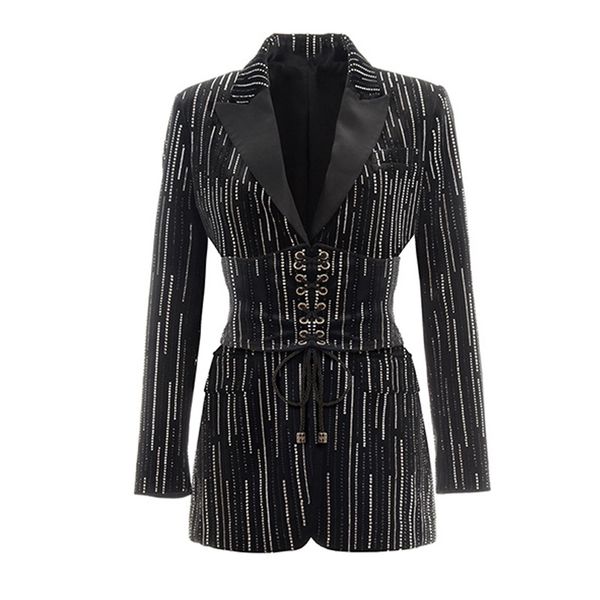 2020 spring new style england industrial long sleeve diamond set leisure suit short jacket women's girdle two-piece women's, White;black
2020 spring new style england industrial long sleeve diamond set leisure suit short jacket women's girdle two-piece women's, White;black