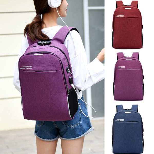 2019 new bagpack usb charging anti-theft backpack password lock shoulder computer bag 35l dropshipping mochilas escolares
2019 new bagpack usb charging anti-theft backpack password lock shoulder computer bag 35l dropshipping mochilas escolares