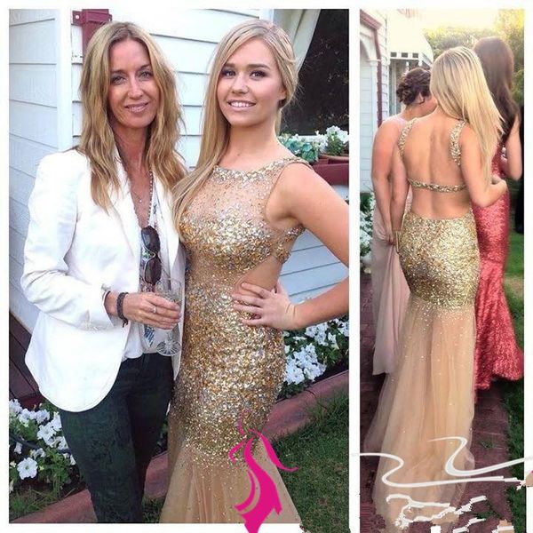 long fashion 2020 rhinestone champagne transparent tulle mermaid prom dress luxurious backless beads party formal evening gown crystal, Black
long fashion 2020 rhinestone champagne transparent tulle mermaid prom dress luxurious backless beads party formal evening gown crystal, Black