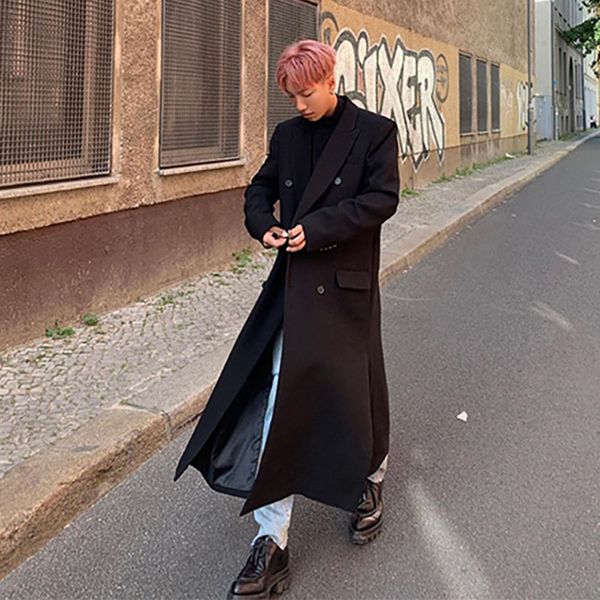 мужчины винтаж двойной брестед повседневная черный плащ мужской streetwear готические long jacket шинель ветровка, Tan;black
мужчины винтаж двойной брестед повседневная черный плащ мужской streetwear готические long jacket шинель ветровка, Tan;black