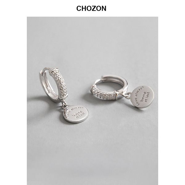 korean s925 pure silver crystal geometry english tag women earrings fashion personality huggies silver women birthday gift, Golden;silver
korean s925 pure silver crystal geometry english tag women earrings fashion personality huggies silver women birthday gift, Golden;silver