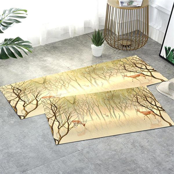хорошая цена кухня ванная ковер японский новый стиль простой printed doormat украшения для дома и офиса антипробуксовочная ковер напольный к