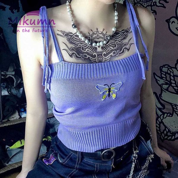 women's tanks & camis harajuku butterfly embroidered sleeveless short slim vest 2021 summer women crop tank, White
women's tanks & camis harajuku butterfly embroidered sleeveless short slim vest 2021 summer women crop tank, White