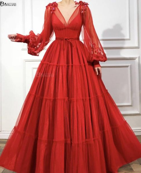 red muslim evening dresses 2019 a-line long sleeves v-neck tulle islamic dubai saudi arabic formal evening gown long prom dress, White;black
red muslim evening dresses 2019 a-line long sleeves v-neck tulle islamic dubai saudi arabic formal evening gown long prom dress, White;black