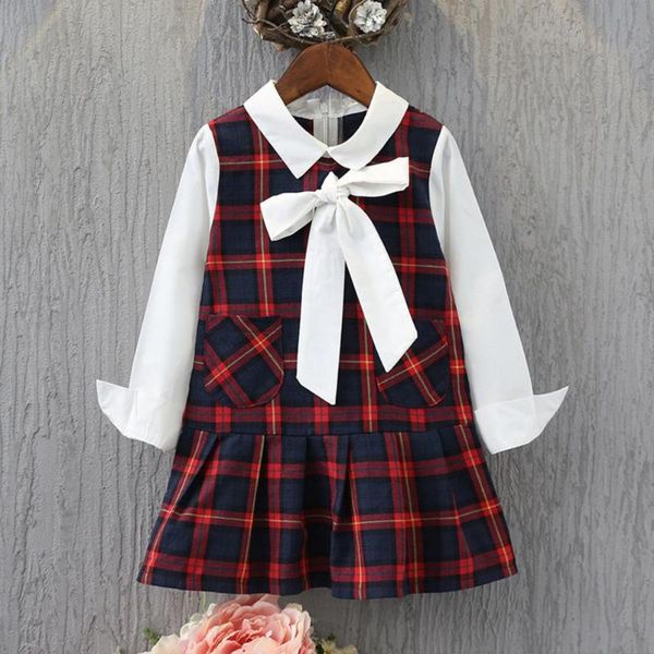 fashion kids plaid printing princess dresses girls bowknot long sleeve ruffled autumn turn down collar cotton dresses 2-7y, Red;yellow
fashion kids plaid printing princess dresses girls bowknot long sleeve ruffled autumn turn down collar cotton dresses 2-7y, Red;yellow