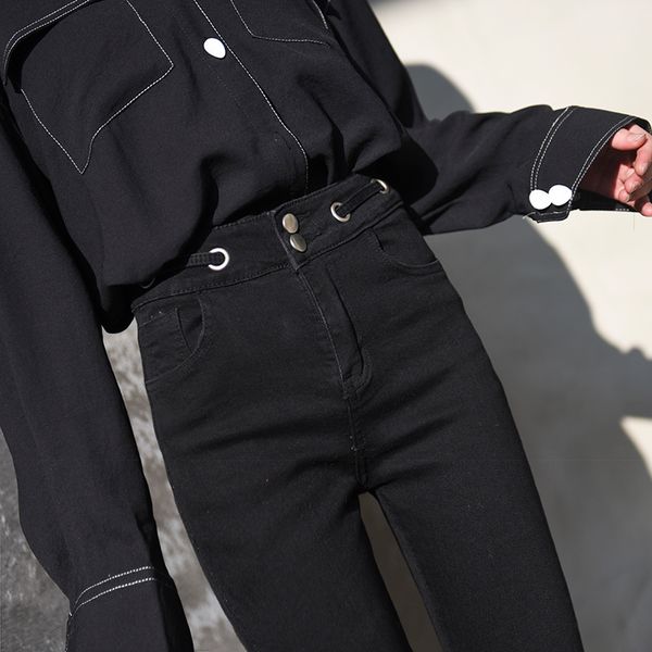 2019 streetwear high waist skinny jeans woman plus size black mom stretch jeans ladies ripped women pants mujer, Blue
2019 streetwear high waist skinny jeans woman plus size black mom stretch jeans ladies ripped women pants mujer, Blue