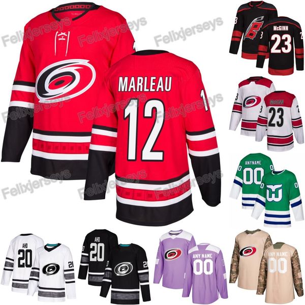 12 Patrick Marleau Carolina Hurricanes Nino Niederreiter Sebastian Aho Andrei Svechnikov Justin Faulk Ryan Murphy McElhinney Whalers Night
12 Patrick Marleau Carolina Hurricanes Nino Niederreiter Sebastian Aho Andrei Svechnikov Justin Faulk Ryan Murphy McElhinney Whalers Night
