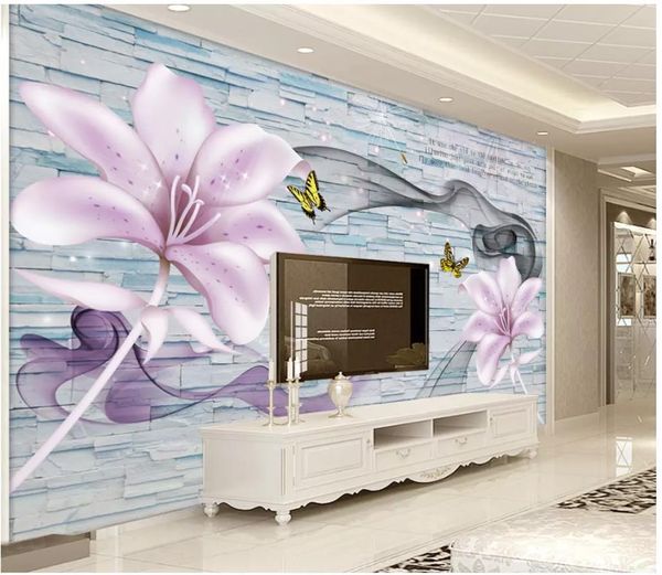 custom large-scale mural 3d p wallpaper 3d retro brick wall dreamy transparent flower smoke flower tv sofa background wall
custom large-scale mural 3d p wallpaper 3d retro brick wall dreamy transparent flower smoke flower tv sofa background wall